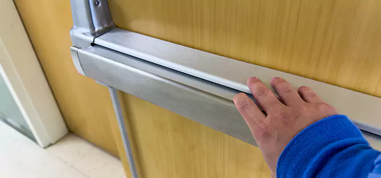 Installing a Push Bar on a Door Norco